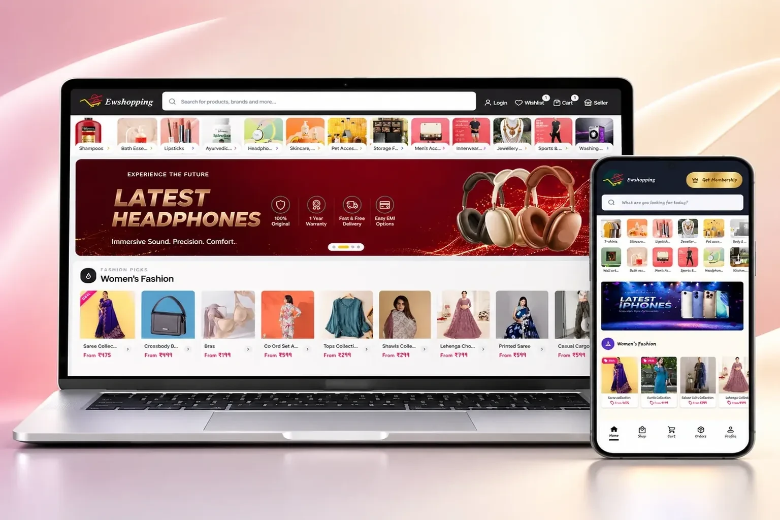 Ewshopping Website