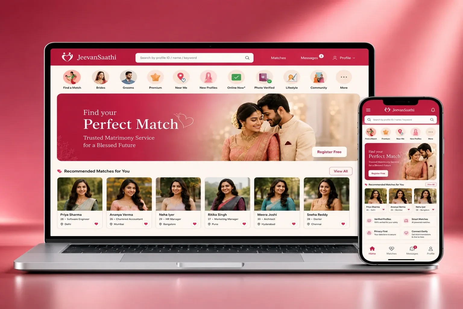 Matrimony Website & App