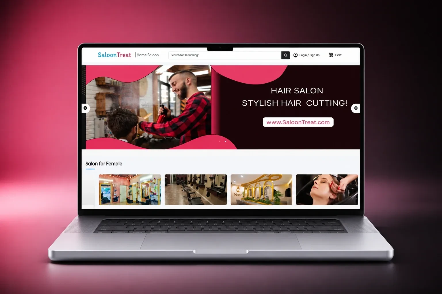 Salon Treat Website