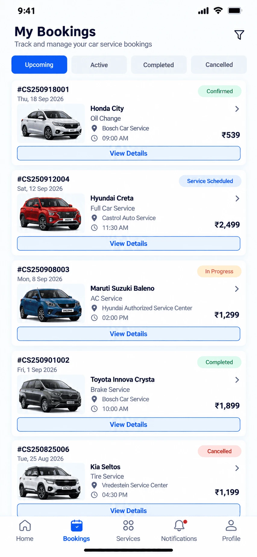 Driver Valet Pickup GPS Tracking