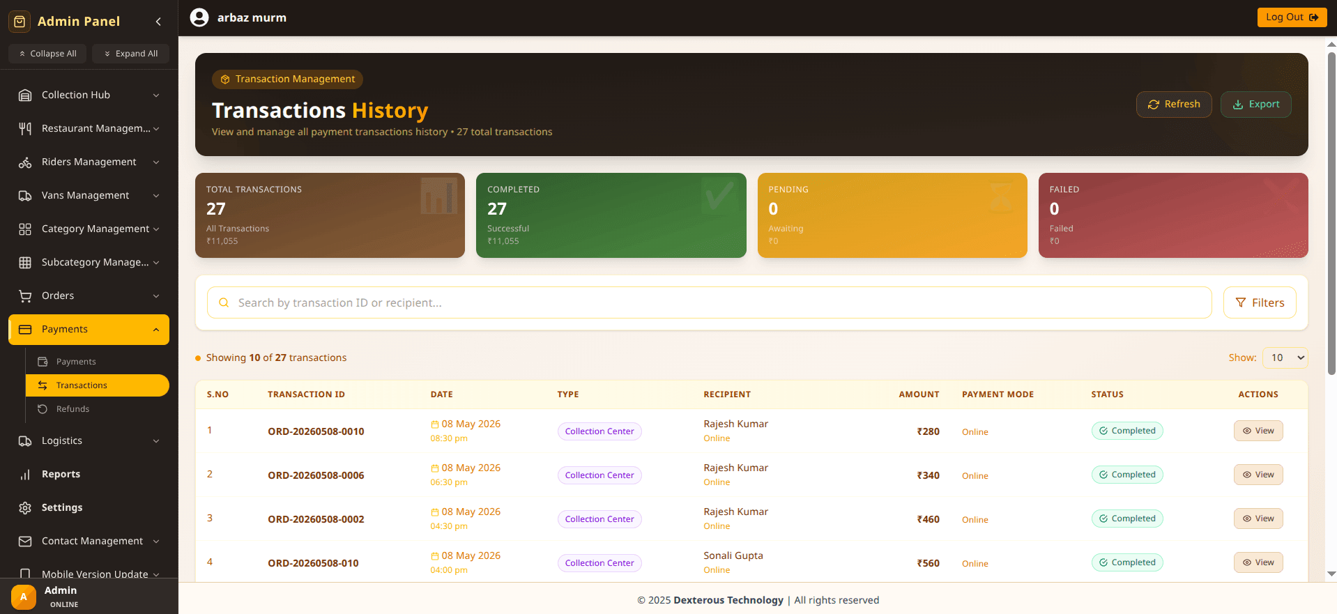 Customer CRM & Reviews