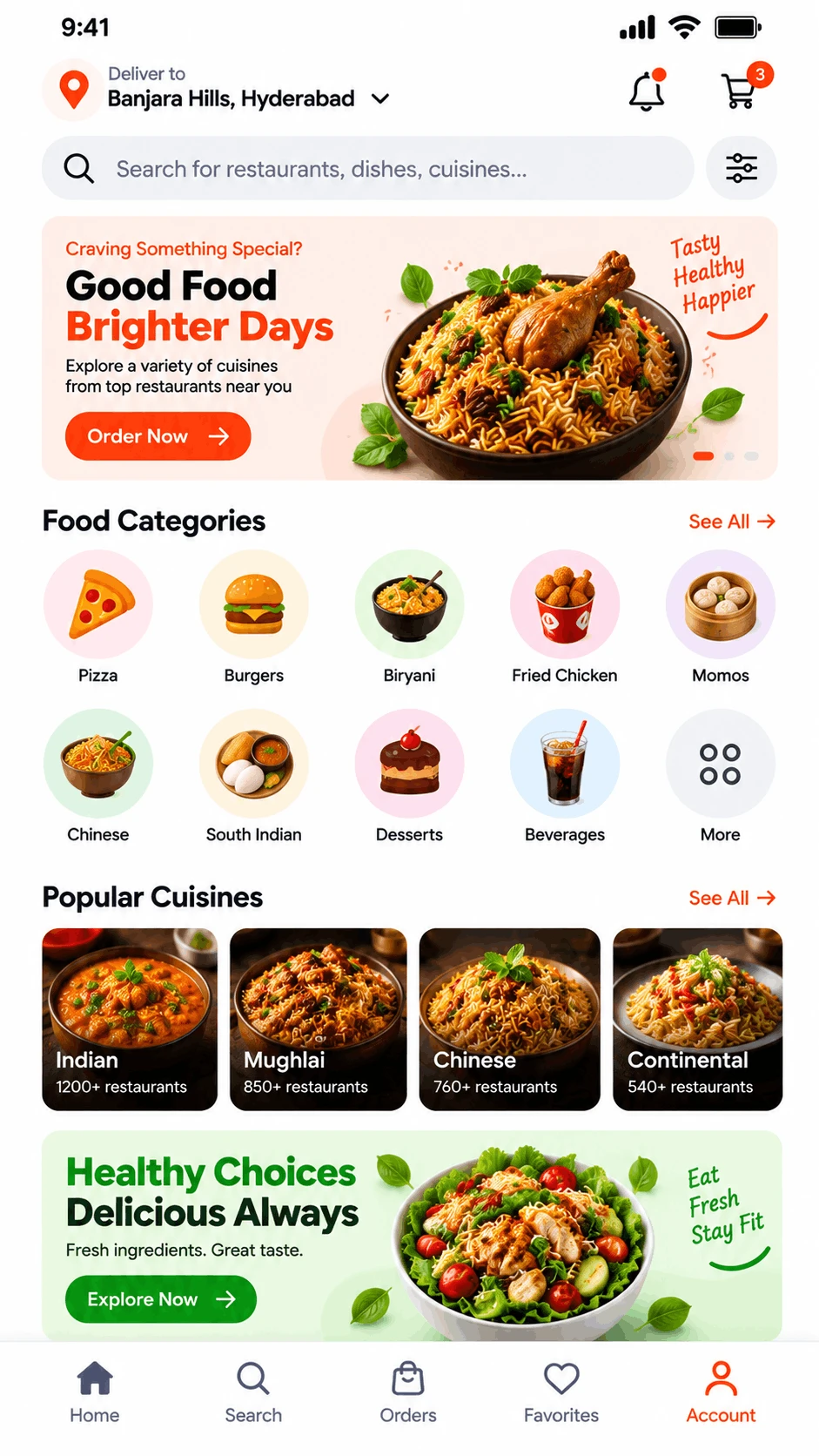 Dish Details & Add-ons