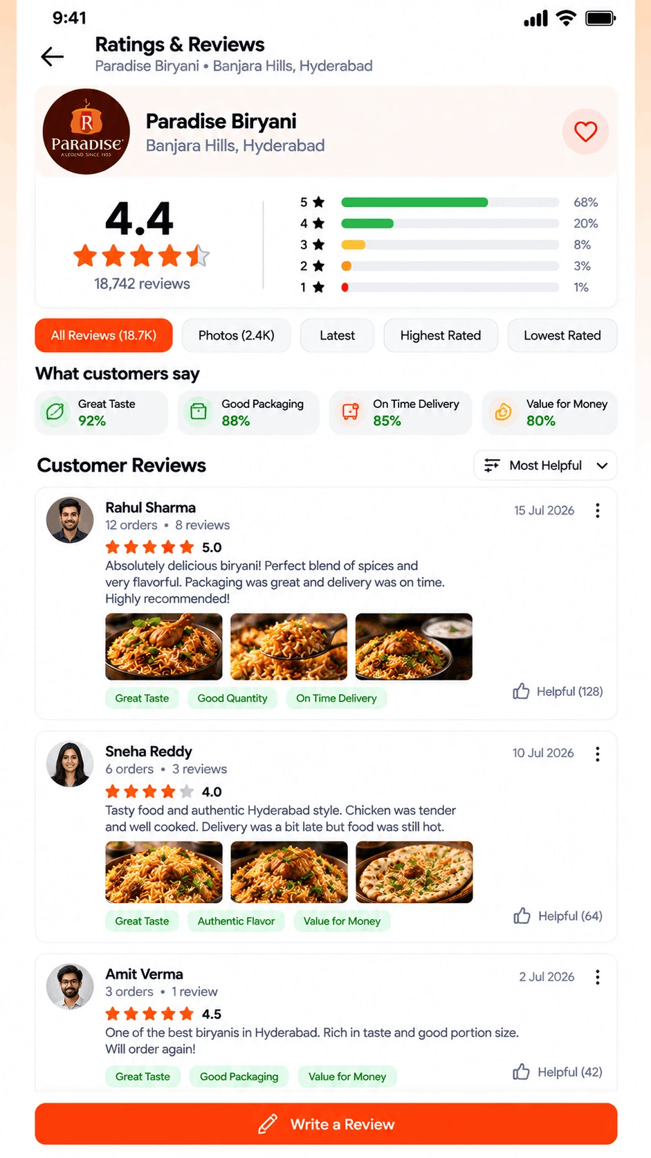 Order History & Quick Reorder