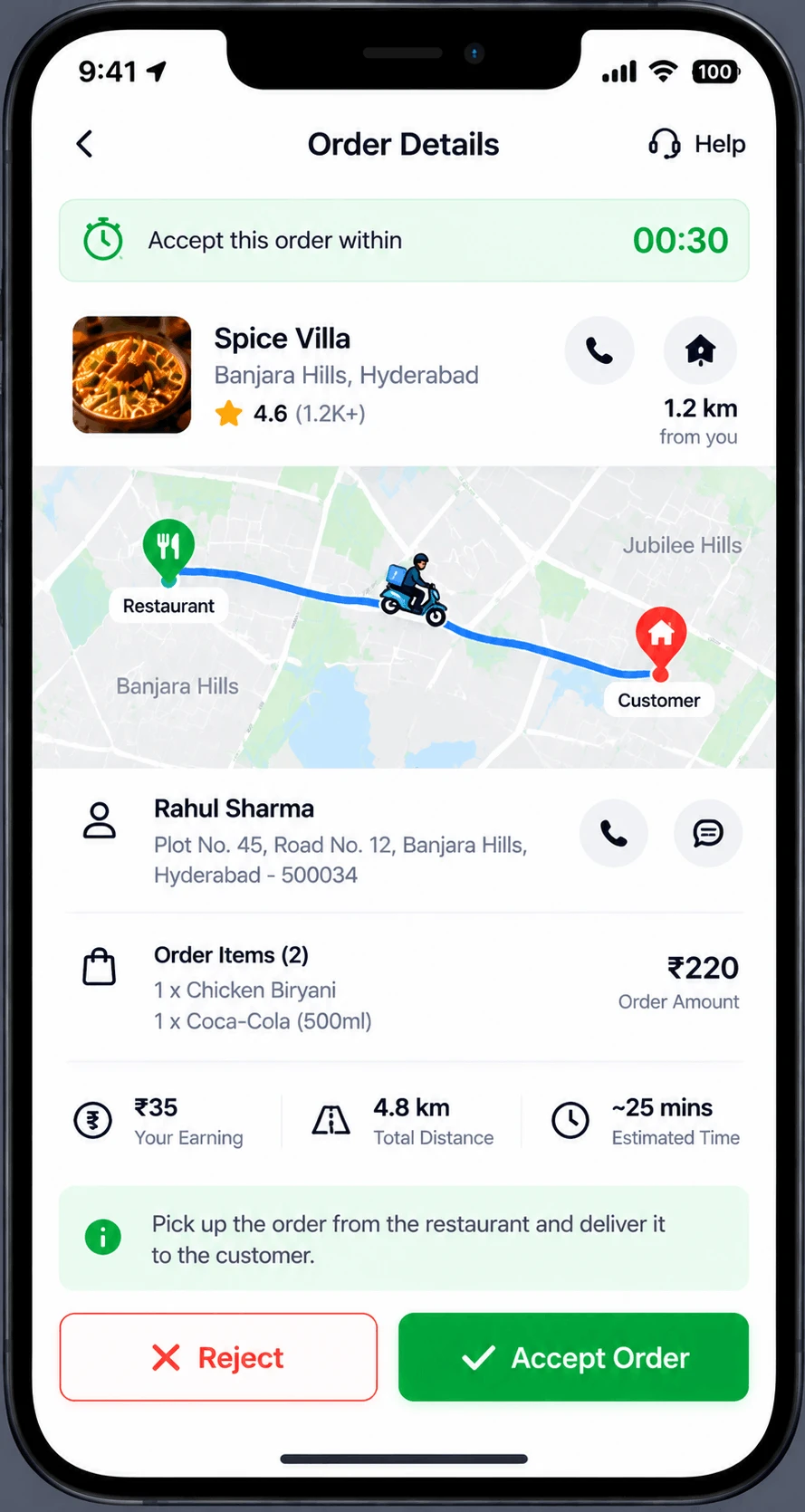 Order Verification & Kitchen Handover