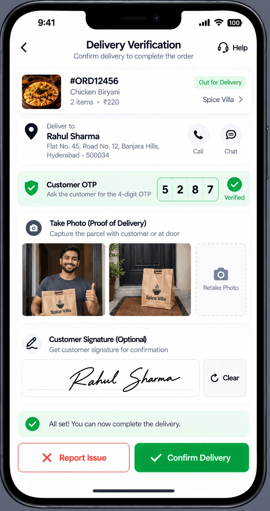Daily Earnings & Order Trips