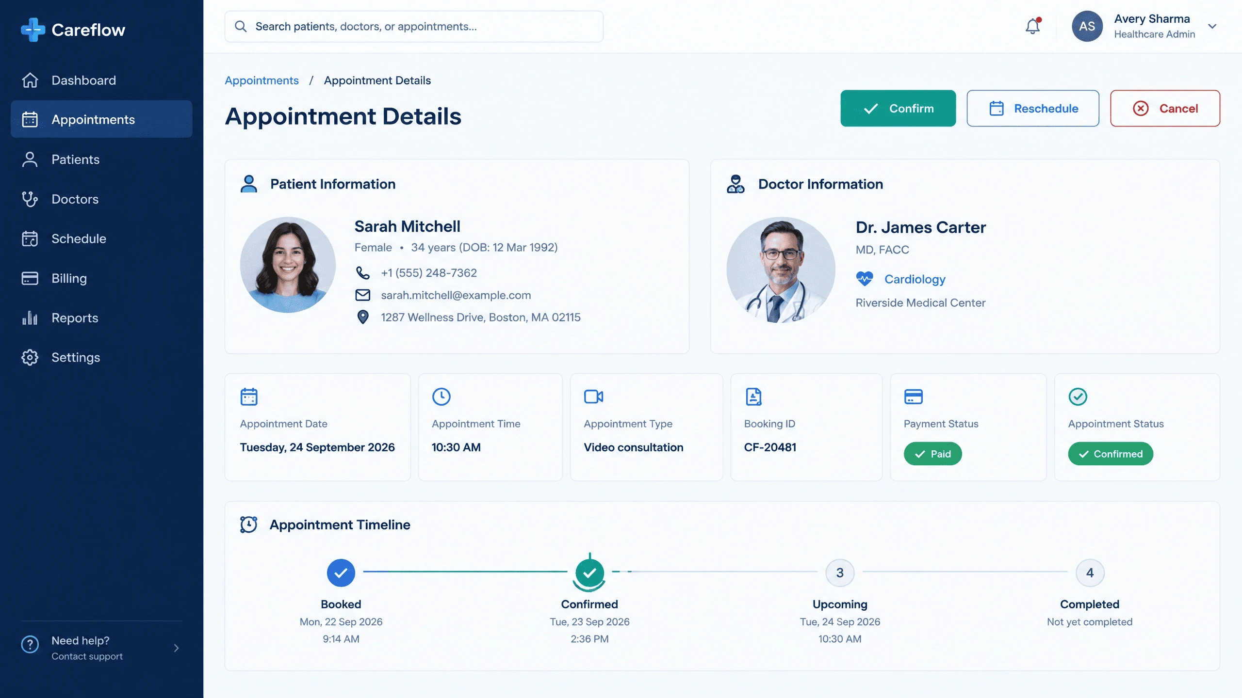 Consultation & Clinical Session Records