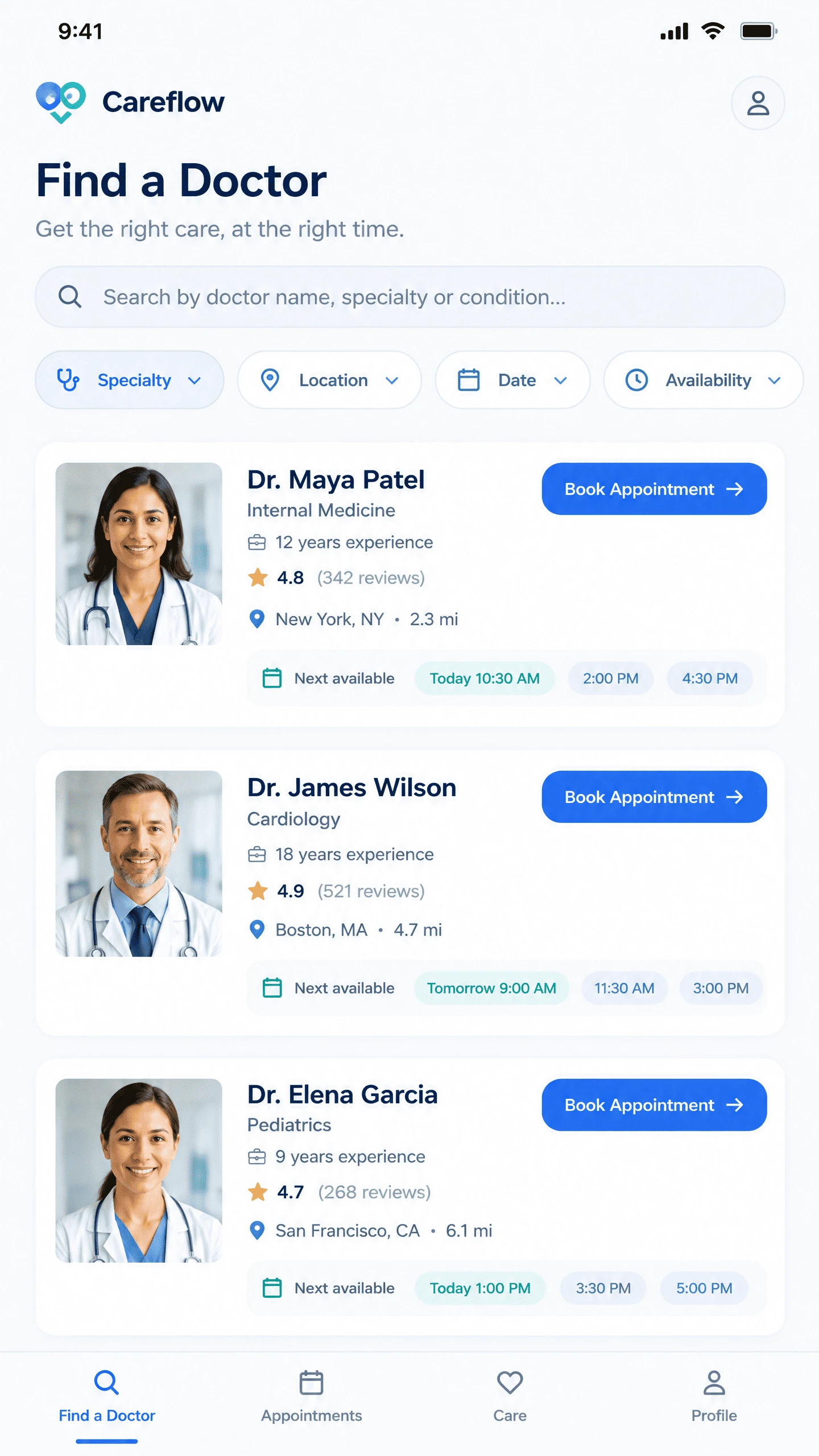 Find Specialist Doctor & Clinic