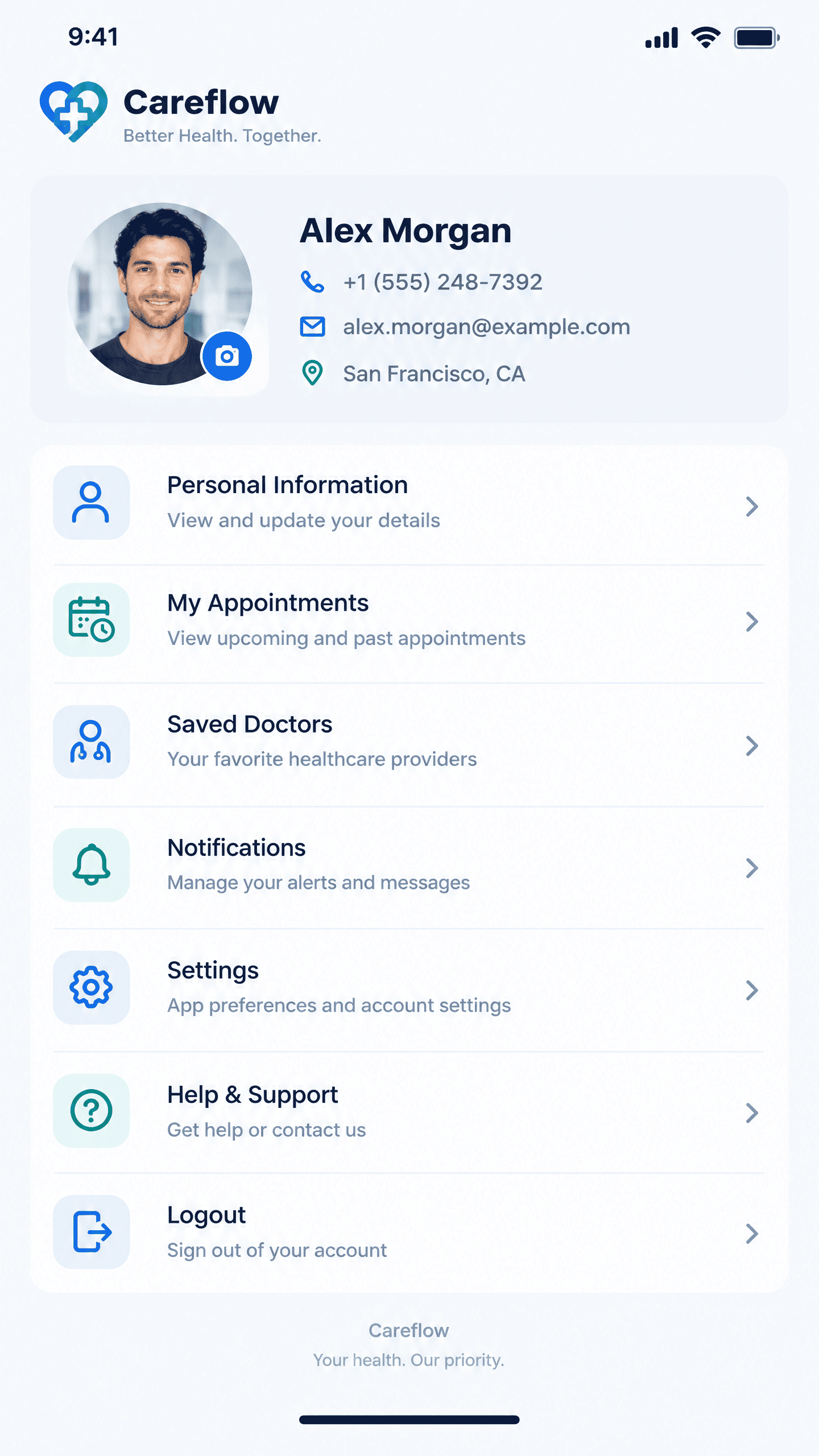 Patient Health Profile & EMR Records