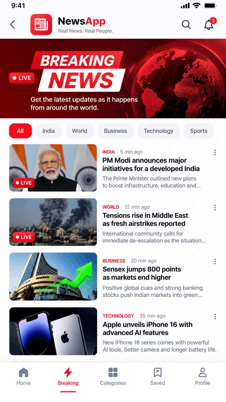 Live Breaking News Stream