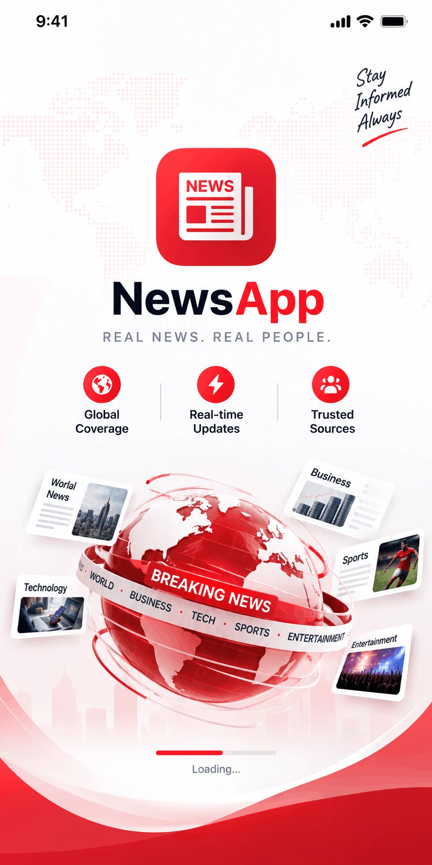 App Splash & Headline Radar