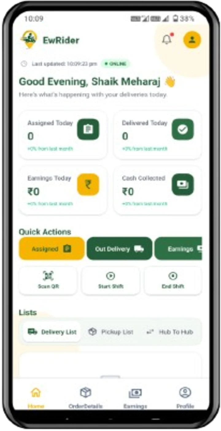 Courier Booking & Parcel Home
