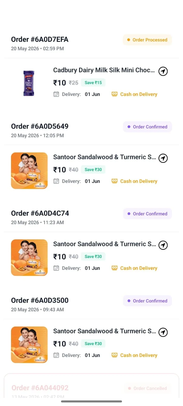 Account & Returns