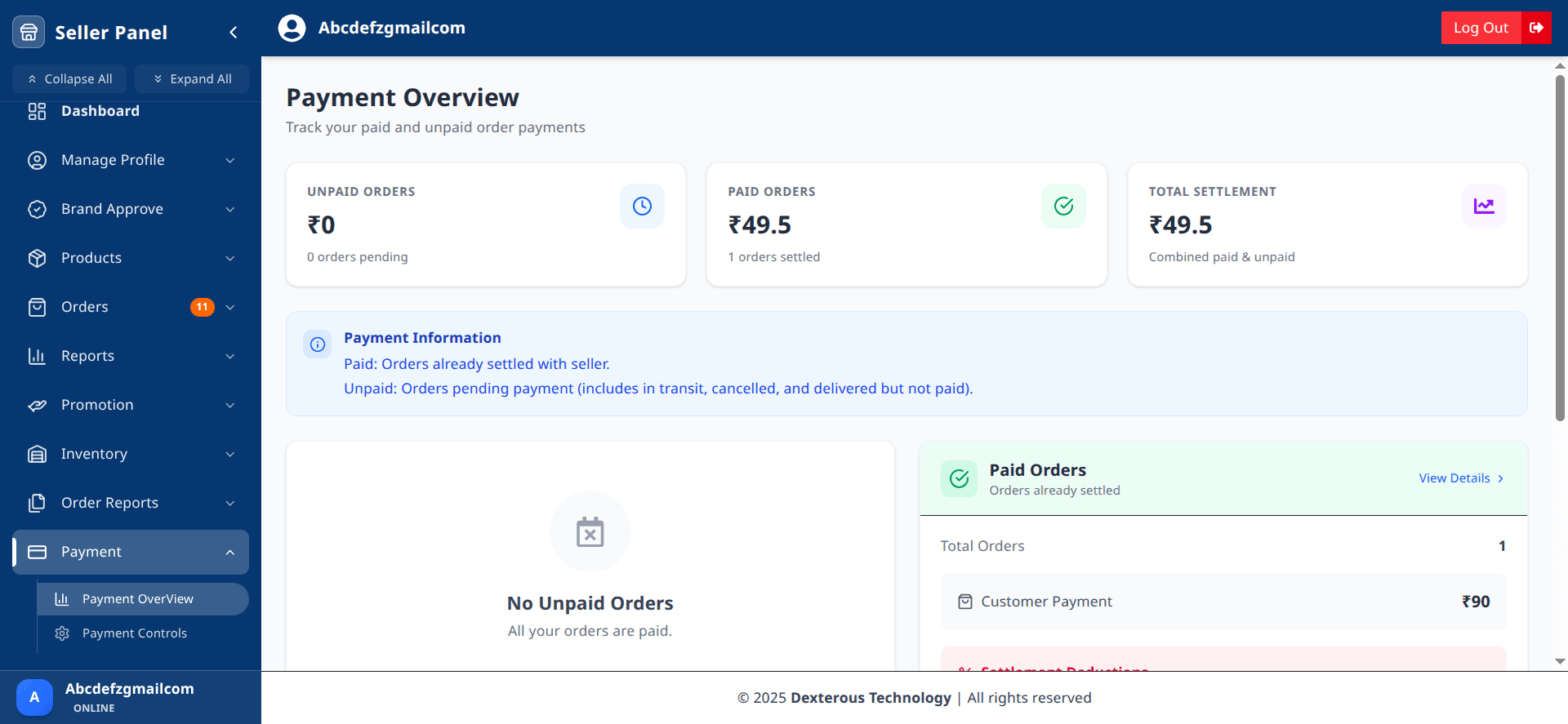 Payout Ledger & Settlements