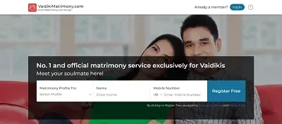 Vaidiki Matrimony - Dexterous Technology Portfolio
