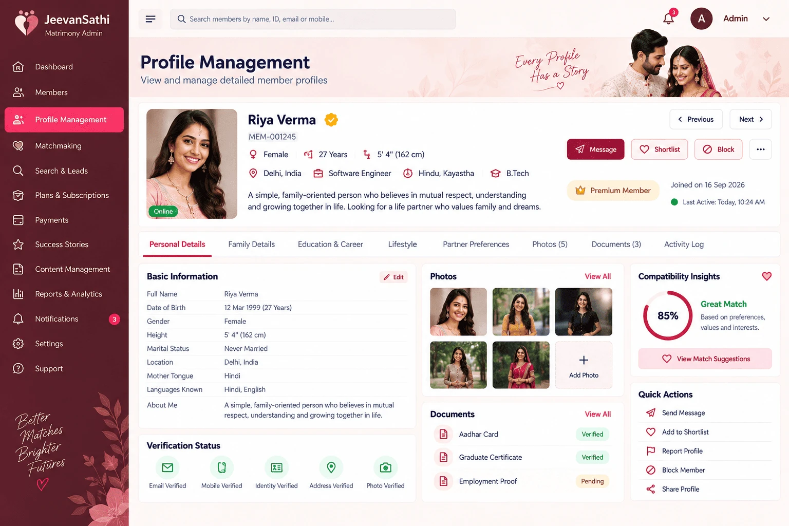 Matchmaking Algorithm & Criteria Setup