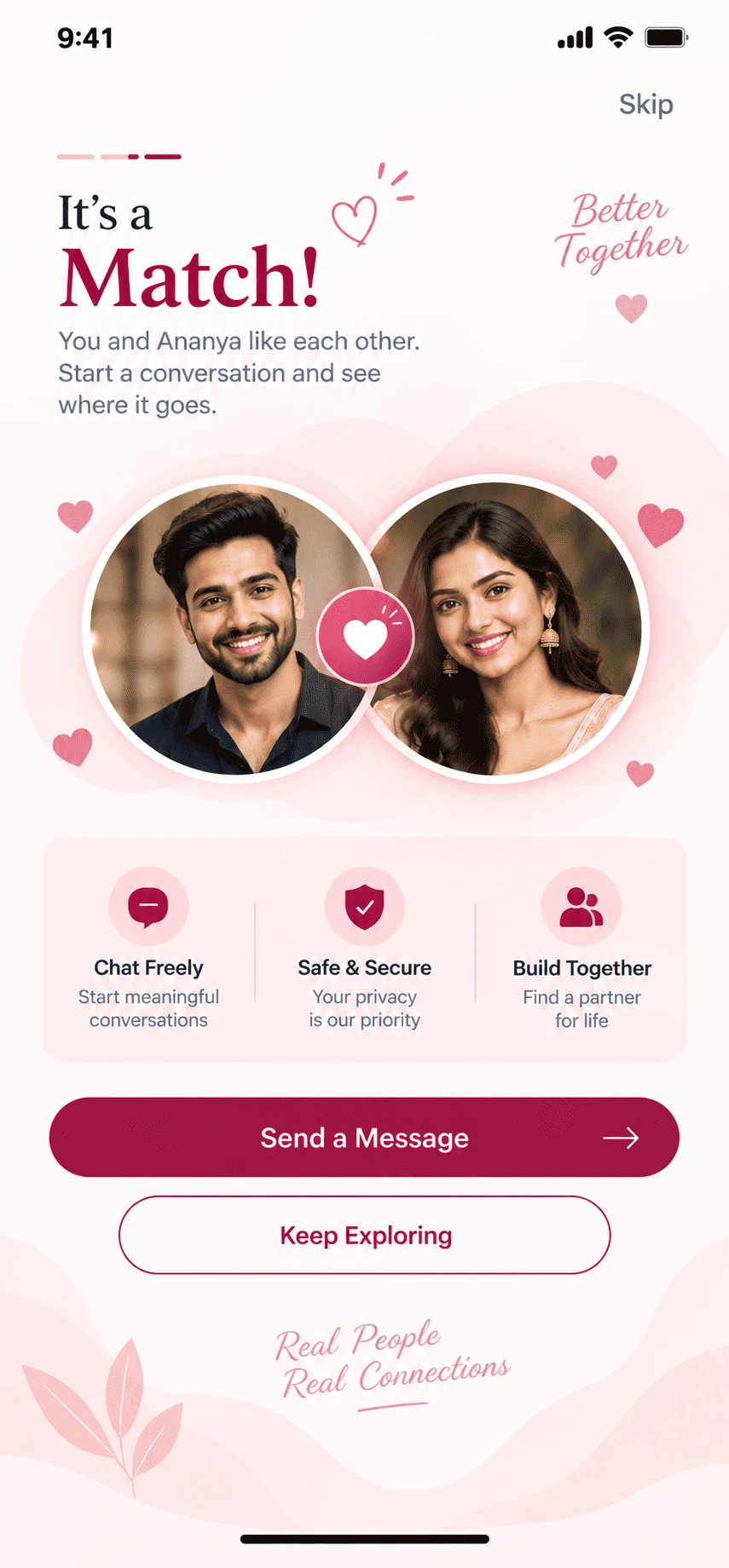 Shortlisted Profiles & Mutual Alerts