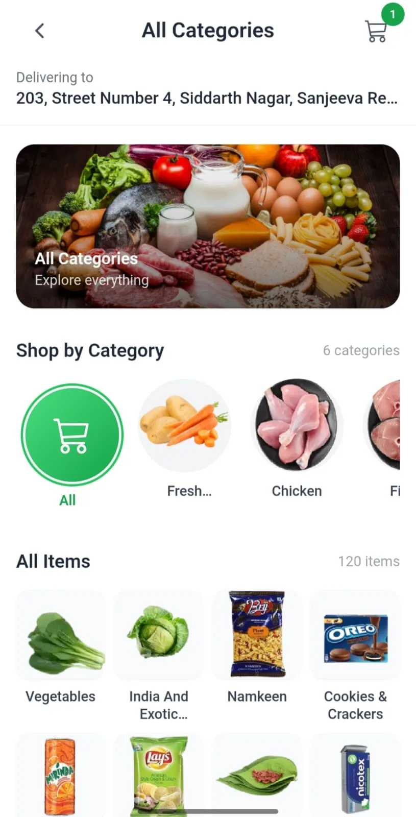 Multi-Store Cart