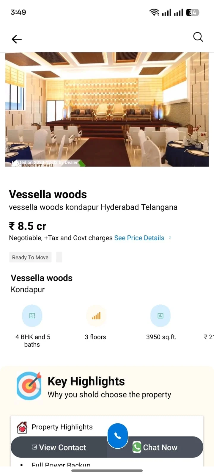 Budget & BHK Filters