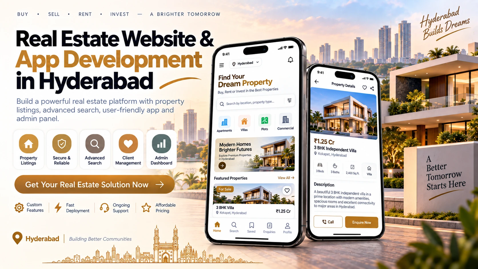 Real Estate App Development Hyderabad – Property Listing Platform - Dexterous Technology