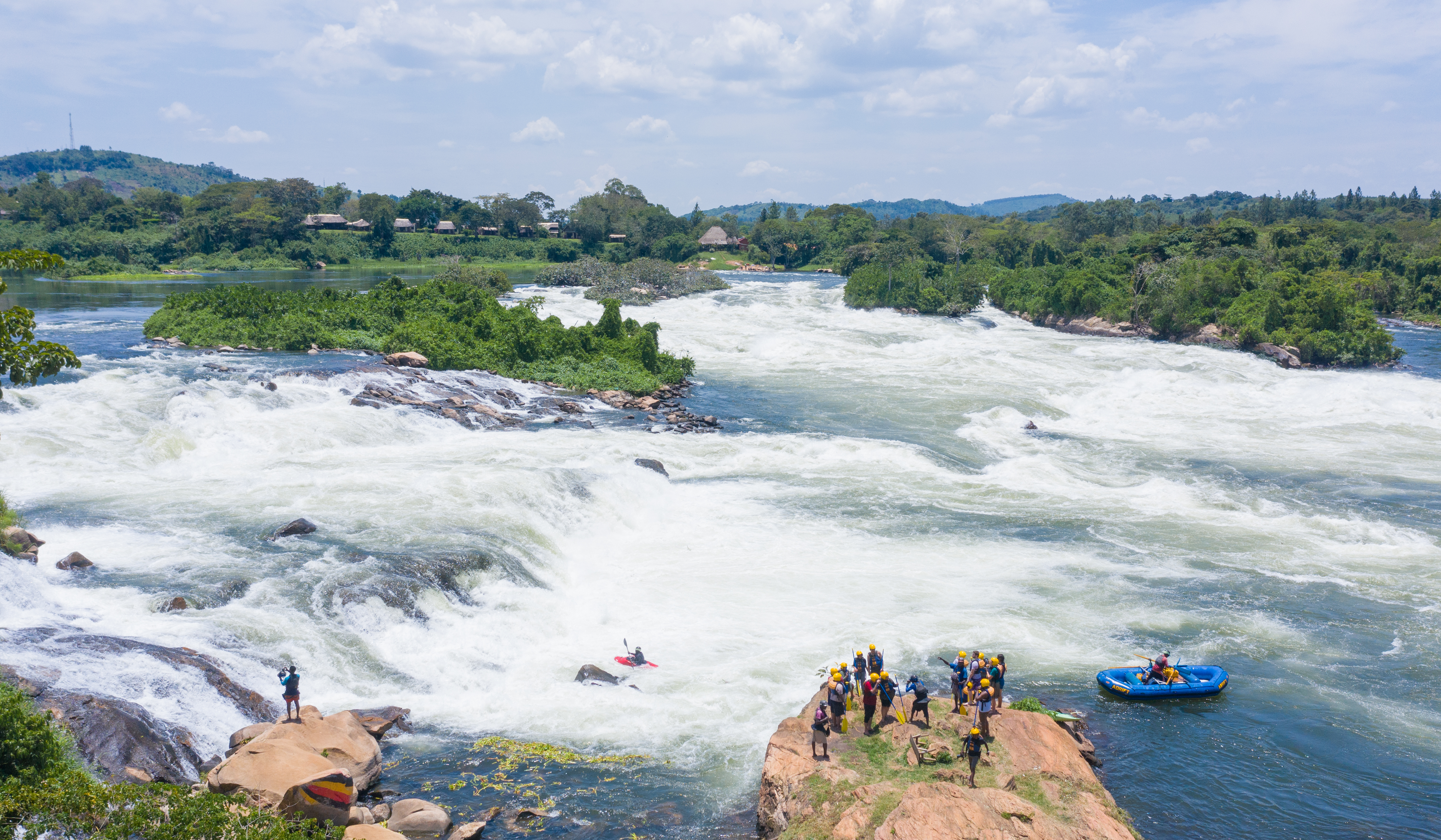 Quelle des Nils Jinja Uganda Abenteuerreise