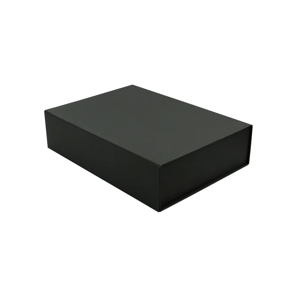 Black Plain Gift Box A3 Size With Magnetic Closure