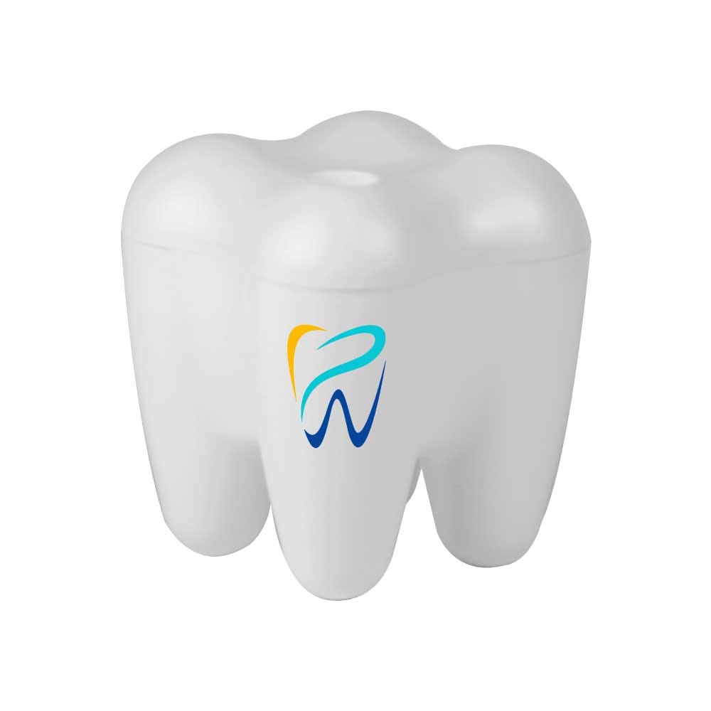 Tooth Shaped Plastic Container Box For Storage