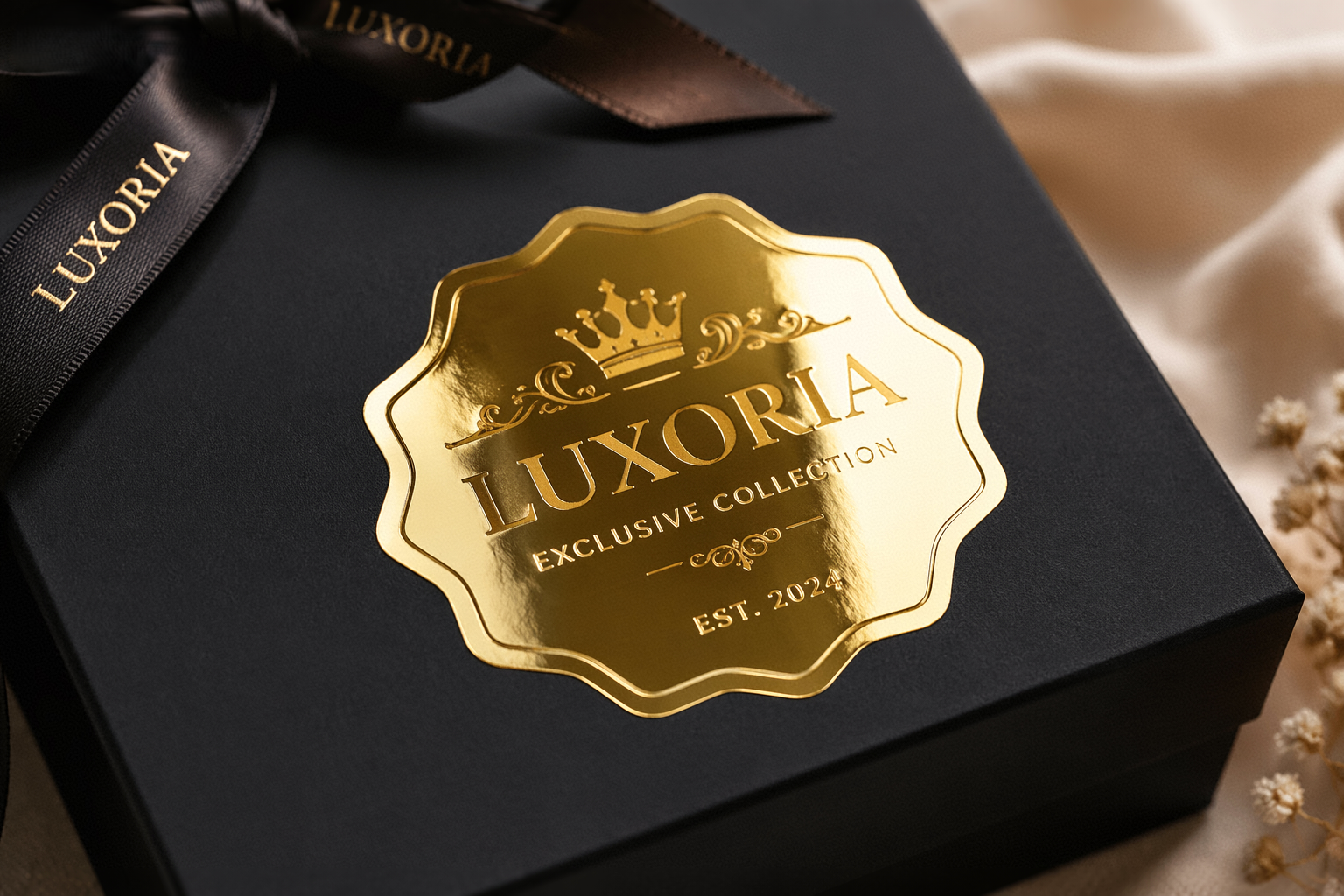 Gold Foil Glossy Stickers