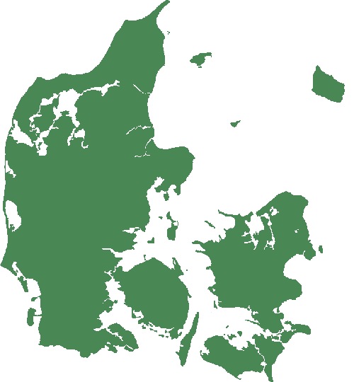 Kort over Danmark