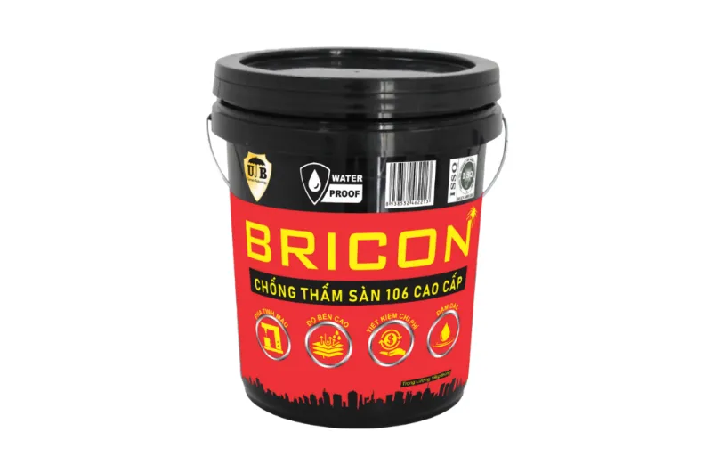 Chống thấm sàn BRICON 106 – độ bền cao, kháng kiềm, chịu mài mòn
