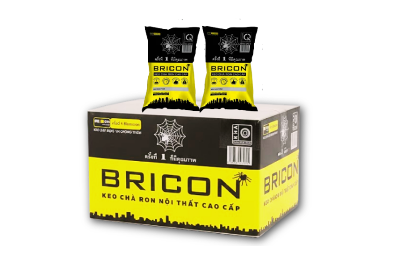Keo chà ron BRICON nội thất – chống ố vàng, bền màu, dễ vệ sinh