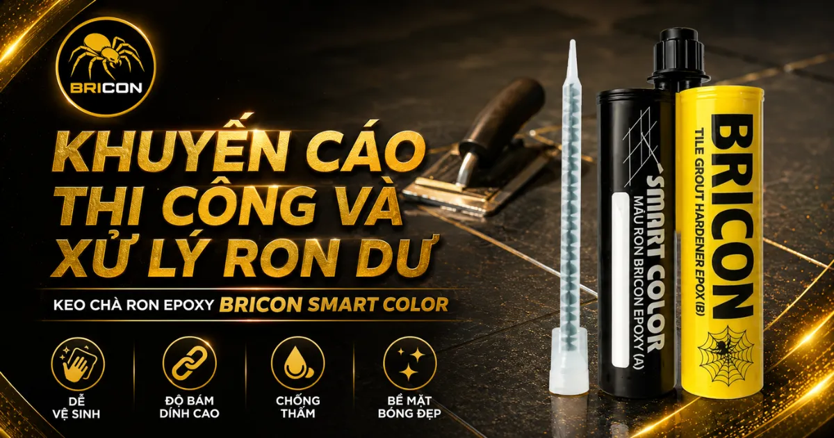 Khuyến cáo thi công và xử lí ron dư