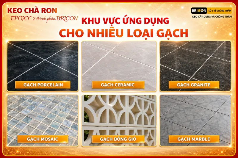 Keo Chà Ron Epoxy Bricon (2 thành phần)