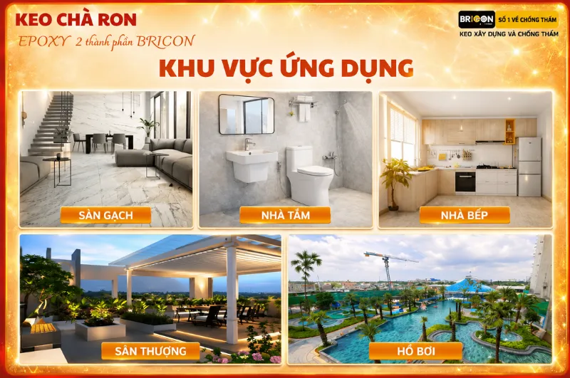Keo Chà Ron Epoxy Bricon (2 thành phần)