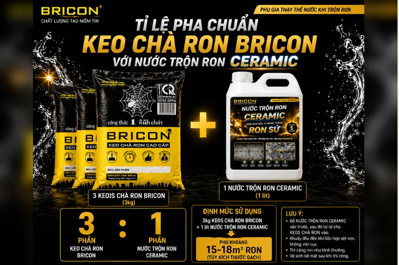 Nước Trộn Ron Ceramic Bricon