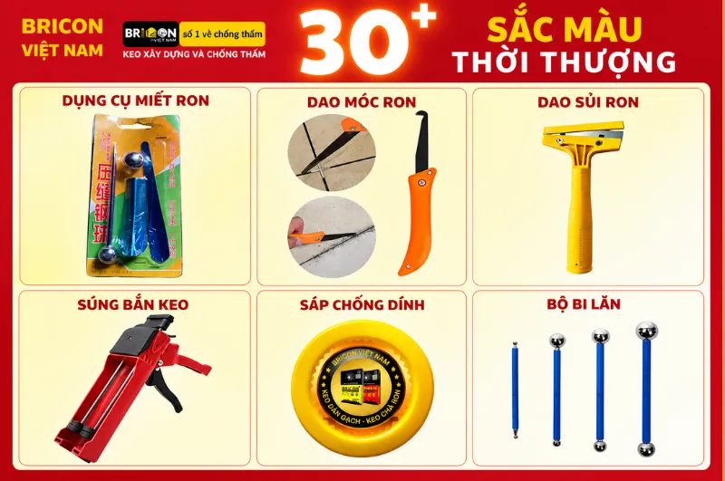 Dụng cụ thi công Bricon