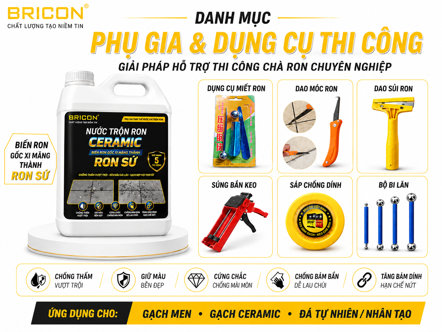 Phụ Gia & Dụng Cụ Thi Công