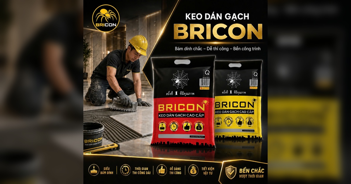 QUY TRÌNH THI CÔNG KEO DÁN GẠCH BRICON ĐÚNG KỸ THUẬT – 7 BƯỚC CẦN BIẾT