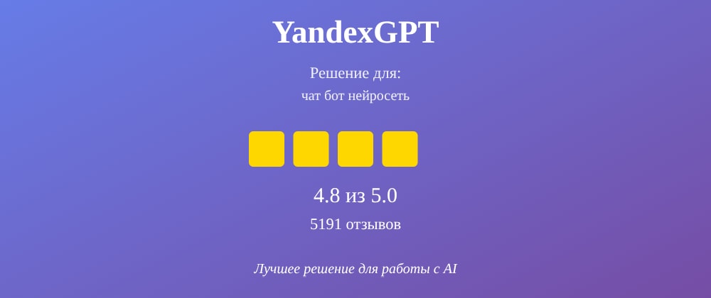 Cover image for Чат бот нейросеть: 7 секретов YandexGPT, которые вы должны знать