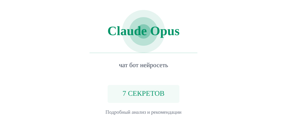 Cover image for Чат бот нейросеть: 7 секретов Claude Opus, которые вы должны знать