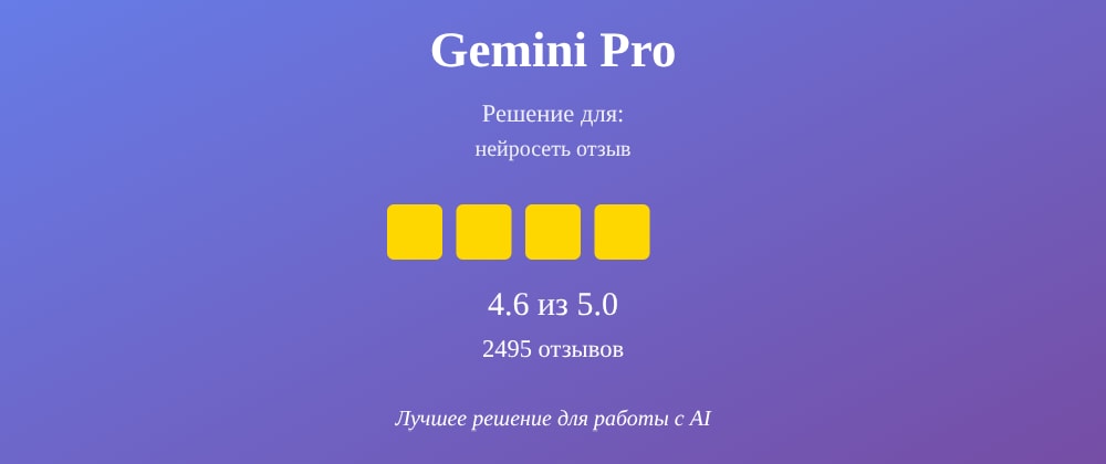 Cover image for Нейросеть отзыв: 7 секретов Gemini Pro, которые вы должны знать