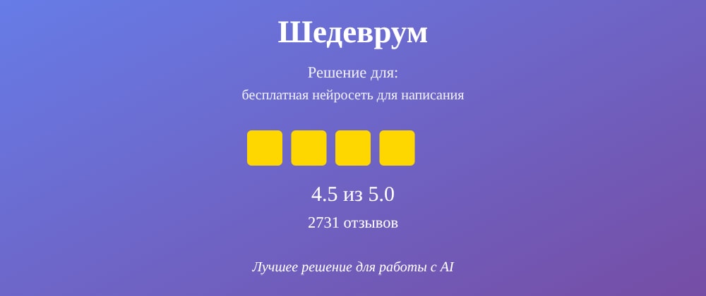 Cover image for Бесплатная нейросеть для написания: 7 секретов Шедеврум, которые вы должны знать