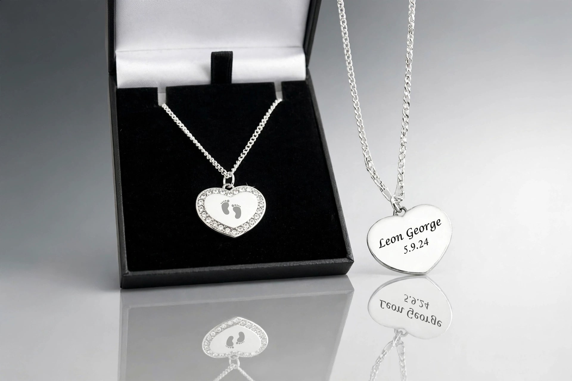 Initial Heart Necklace