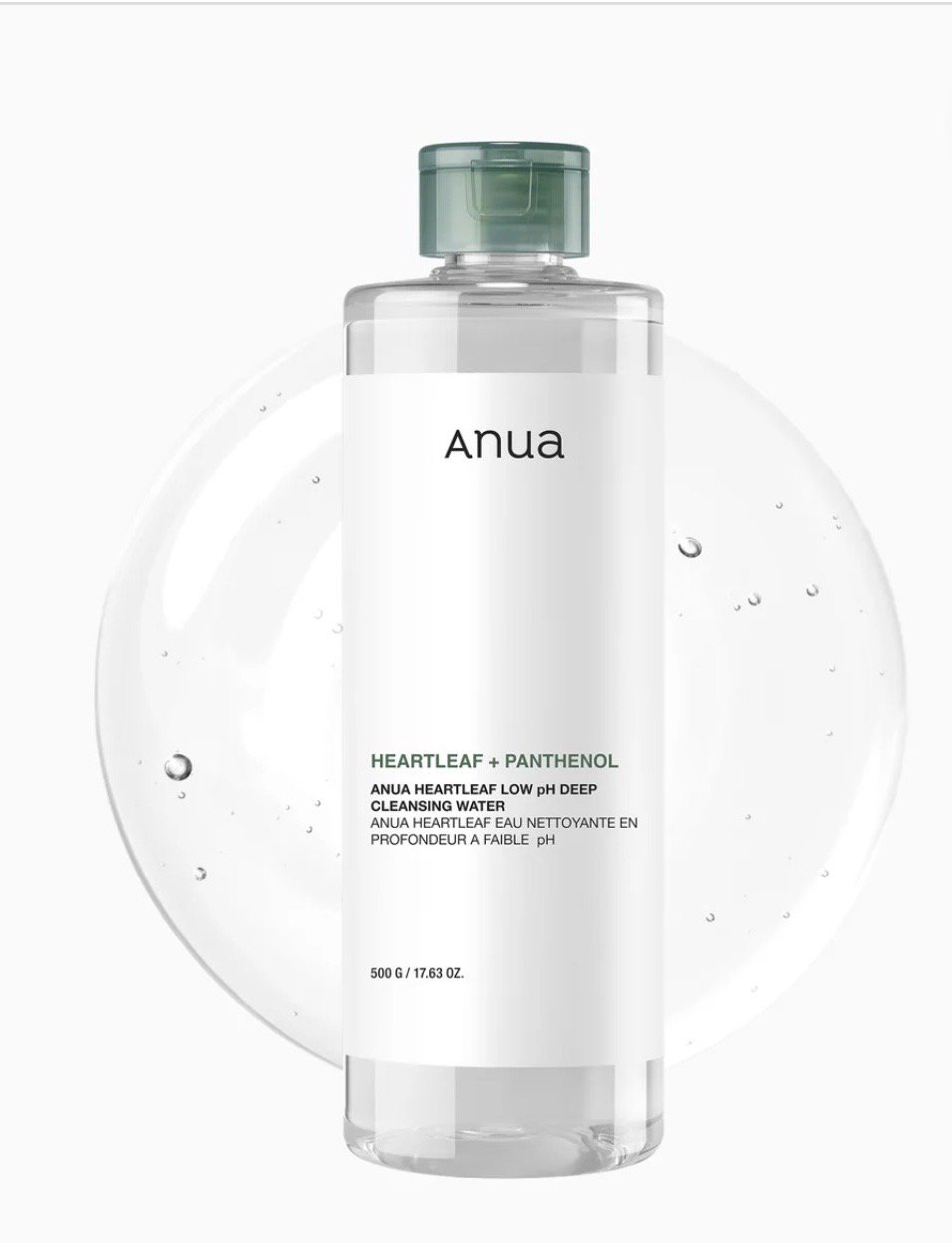 Anua Heartleaf + Panthenol Low pH Deep Cleansing Water - Image 1