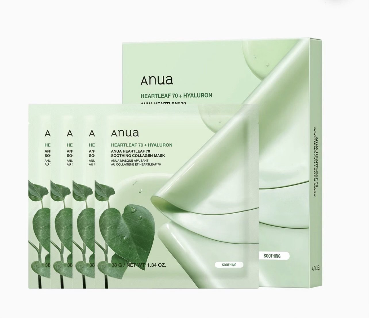 Anua Heartleaf 70+ Hyaluron Soothing Collagen Mask