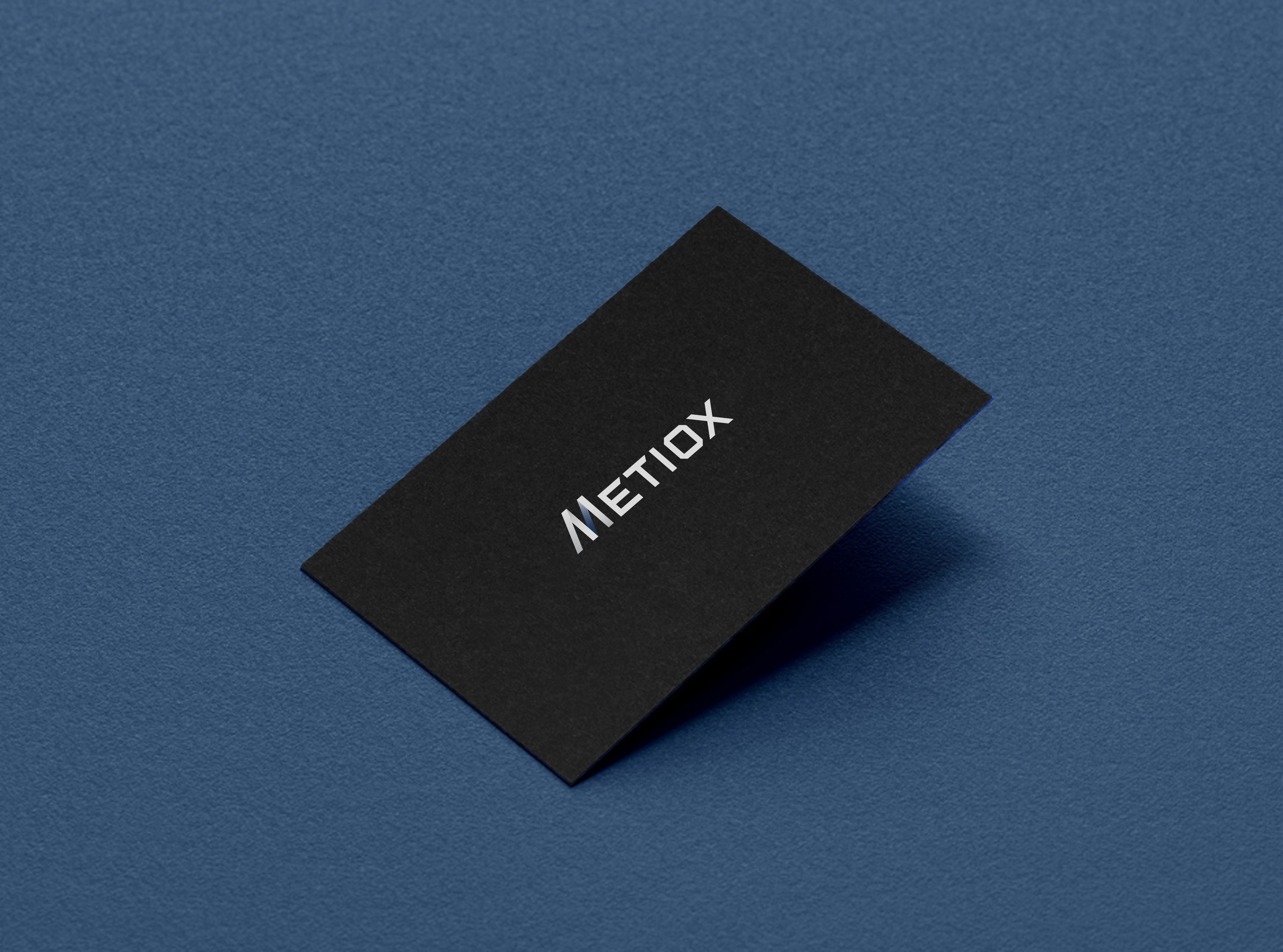 Premium NFC digital business card with custom branding — Metiox UAE