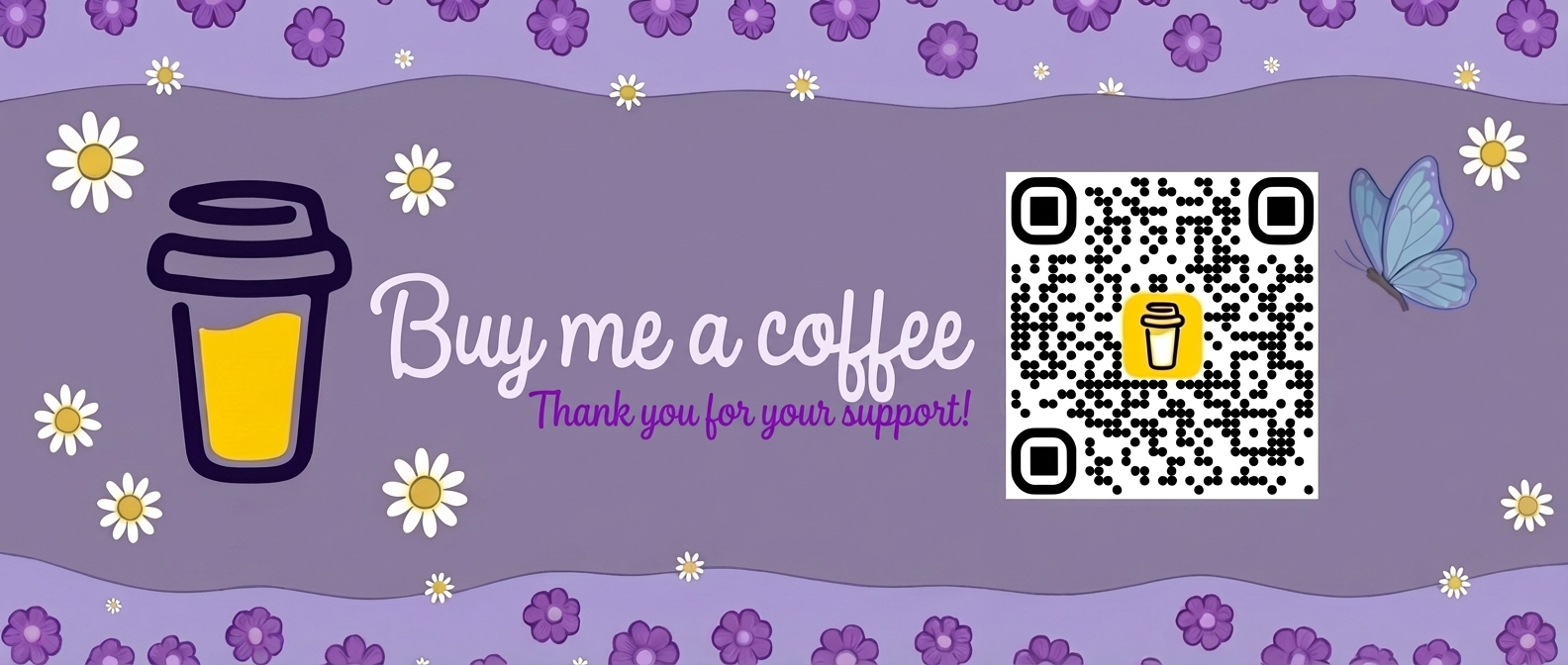 Buy Me a Coffee support QR for ComaDreamz