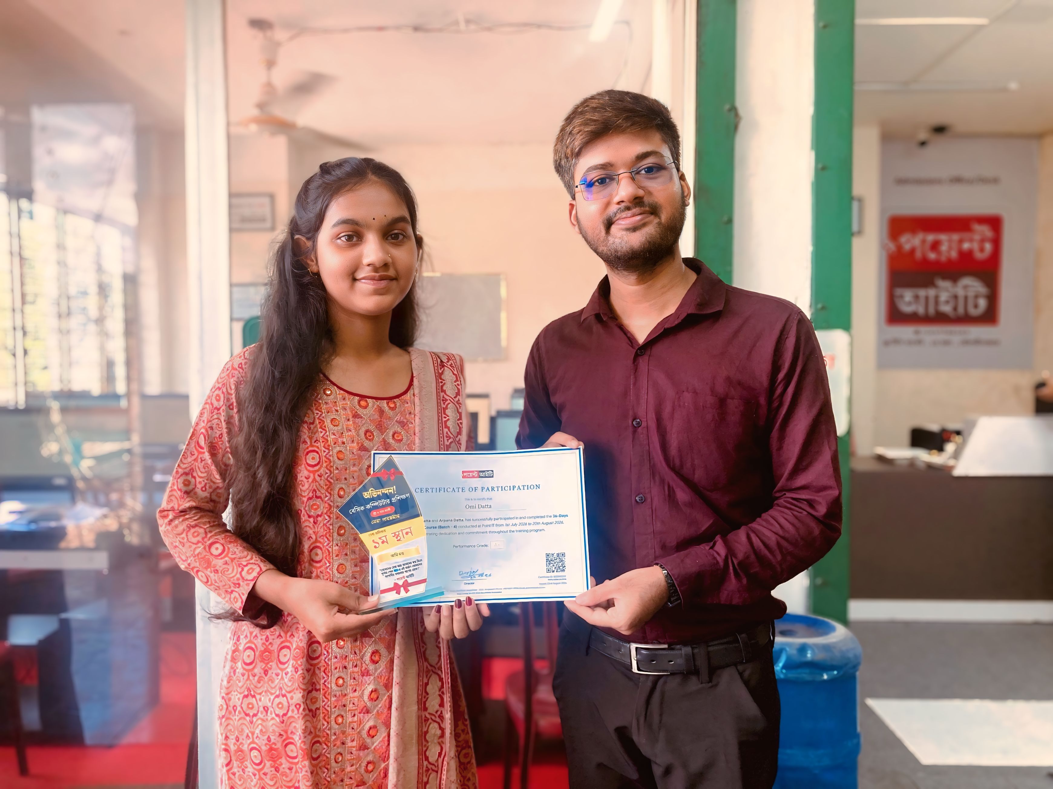 1st Place Omi Datta 2