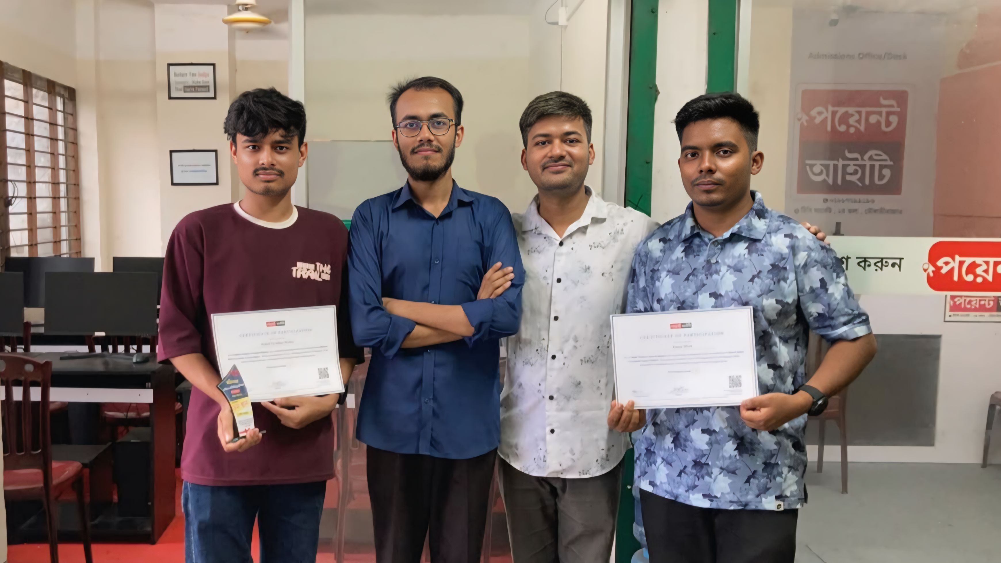 Award Ceremony celebration at Point IT