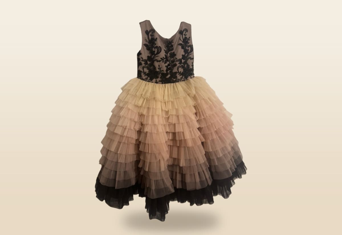 The Giselle ombré ballgown