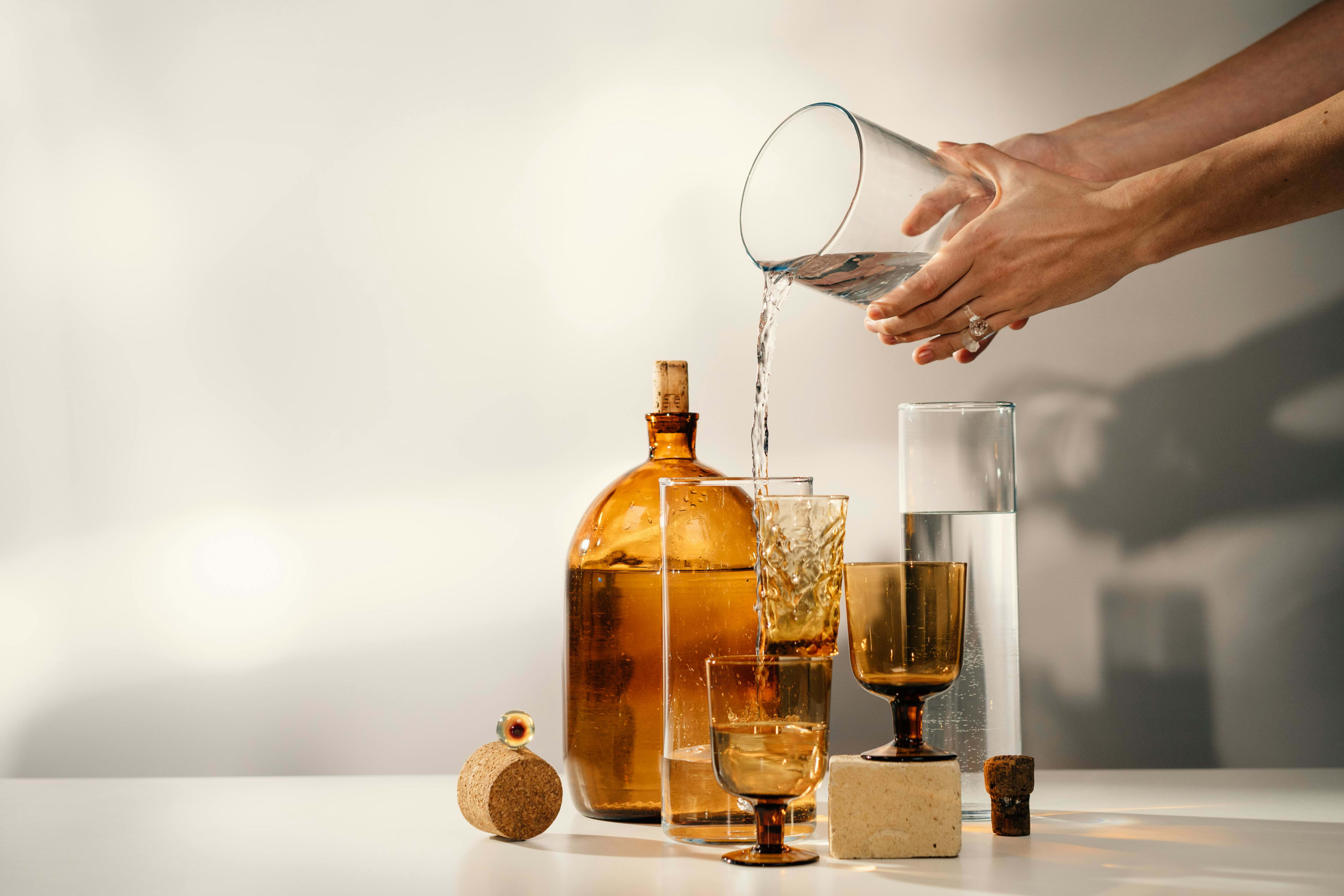 Glassware at Orchard Couture